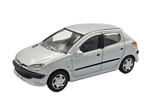 Peugeot 206 silver - , 1:43