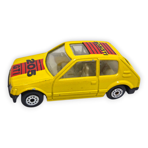 Toy peugeot 205 gti - peugeot, gelb